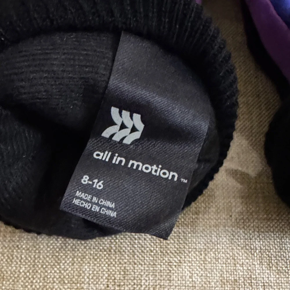 All in Motion Purple and Pink Kids Snow Gloves Mittens